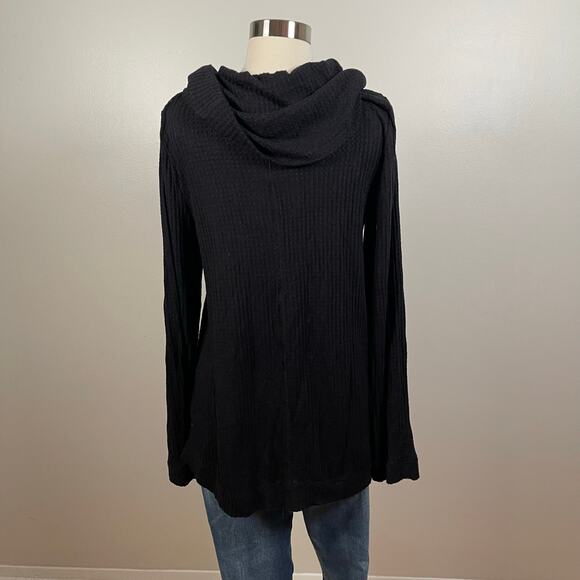 Meadow Rue from Anthropologie • Galenia Waffle Thermal Cowl Neck Tunic - Picture 3 of 5